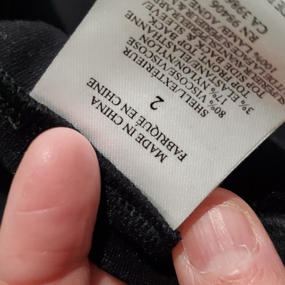 Theory Jada Leather Cap Sleeve Jersey Shealth Dress Size 2 - Picture 8 of 10